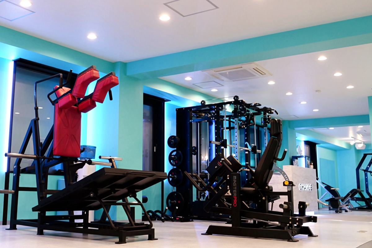 他のジムにはない、海外特注のマシンを導入