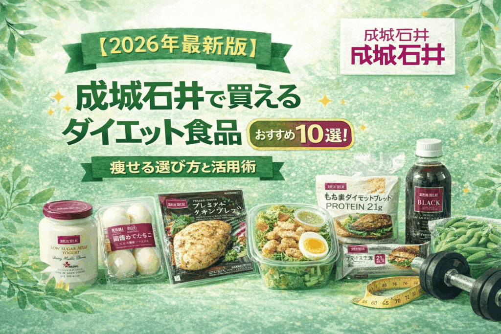 【2026年最新版】成城石井で買えるダイエット食品おすすめ10選！痩せる選び方と活用術