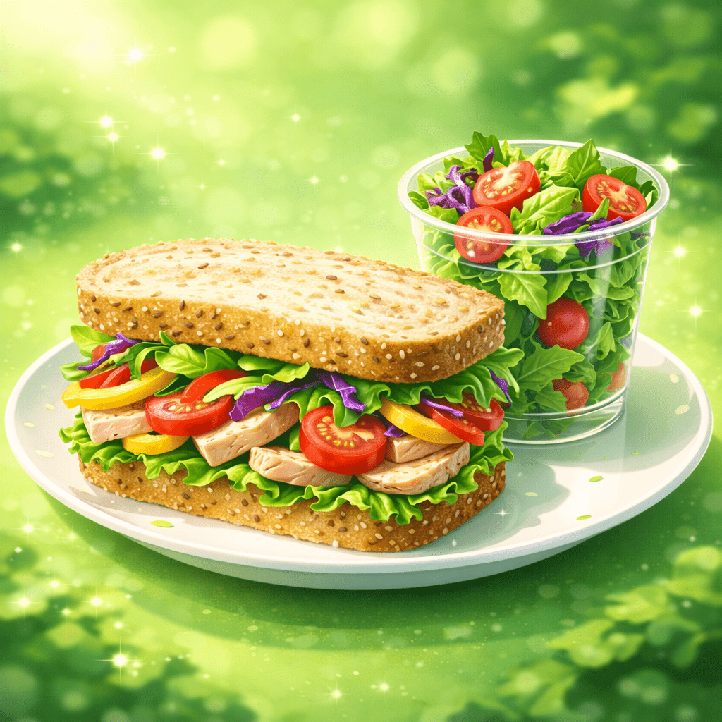 彩野菜のミックスサンドウィッチセット（カップサラダ付き）