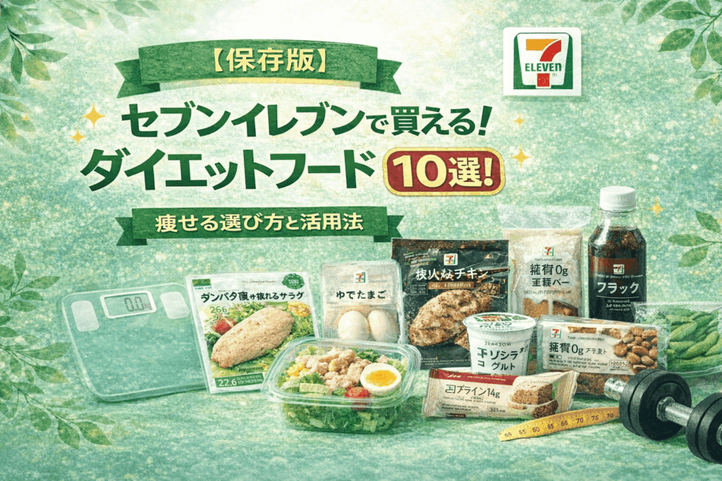 【保存版】セブンイレブンで買える！ダイエットフード10選！　痩せる選び方と活用法