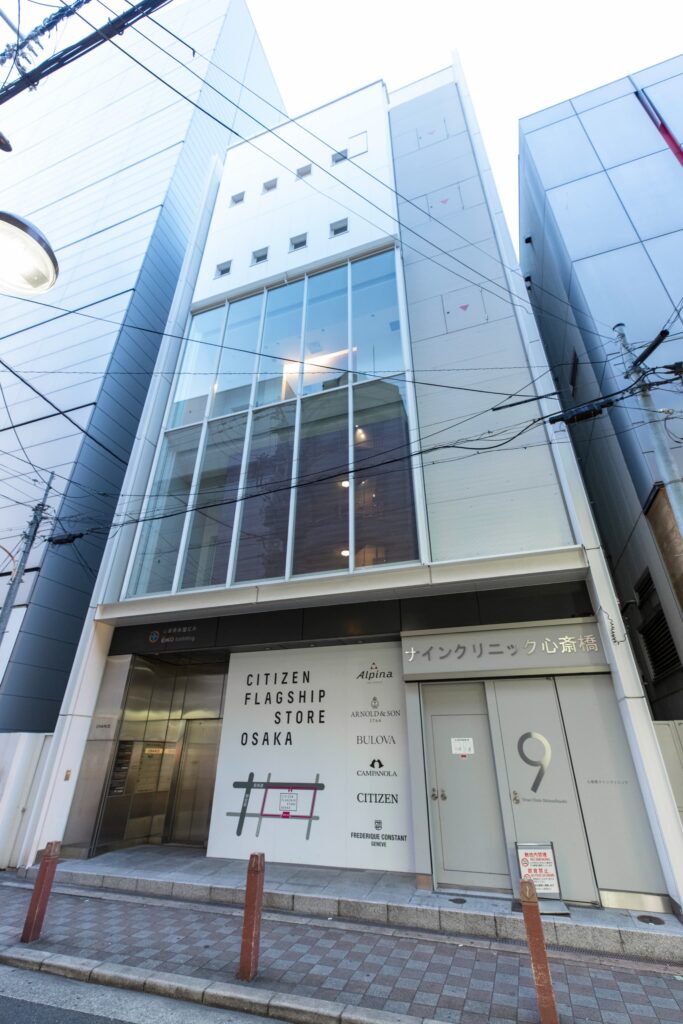 CHANCE GYM 心斎橋店の場所を
お知らせするため。
