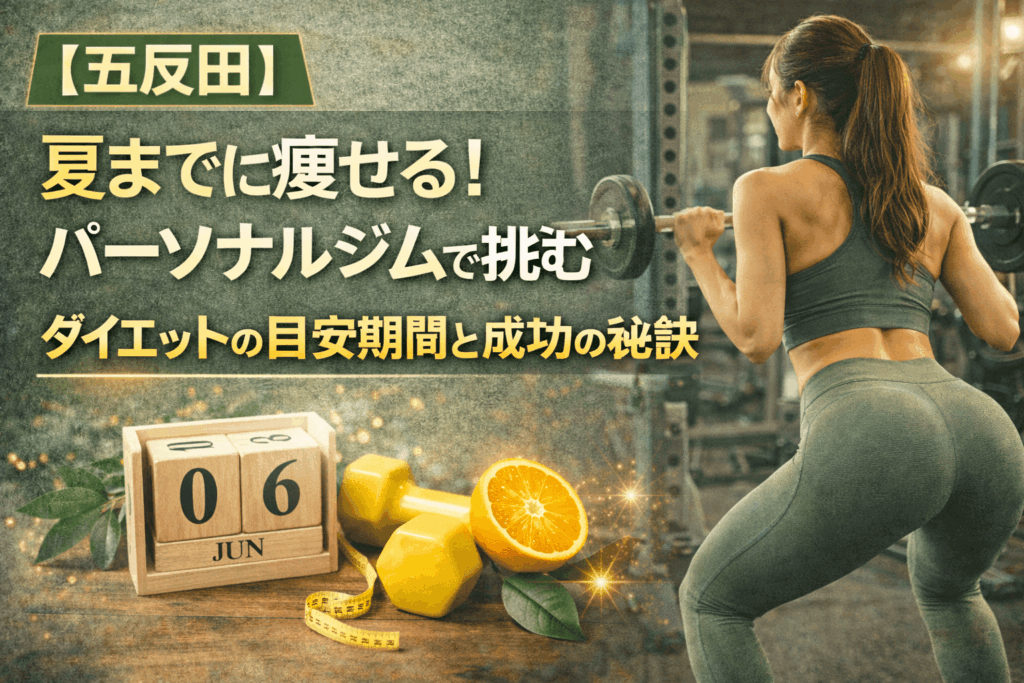 【五反田】夏までに痩せる！パーソナルジムで挑むダイエットの目安期間と成功の秘訣