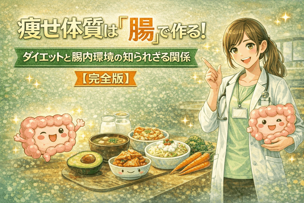 痩せ体質は「腸」で作る！ダイエットと腸内環境の知られざる関係【完全版】