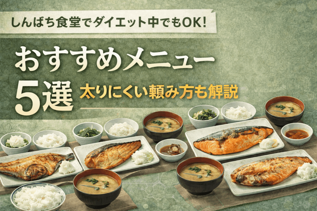 しんぱち食堂でダイエット中でもOK！おすすめメニュー5選｜太りにくい頼み方も解説