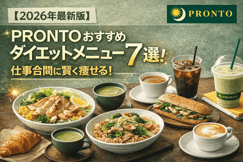 PRONTO　おすすめダイエットメニュー　7選