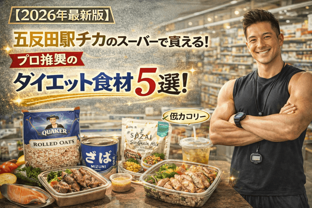 【2026年最新版】五反田駅チカのスーパーで買える！プロ推奨のダイエット食材5選