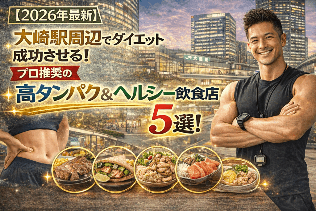 【2026年最新】大崎駅周辺でダイエットを成功させるプロ推奨の高タンパク＆ヘルシー飲食店5選