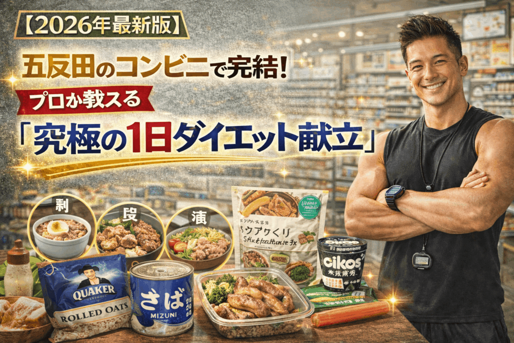【2026年最新版】五反田のコンビニで完結！プロが教える「究極の1日ダイエット献立」