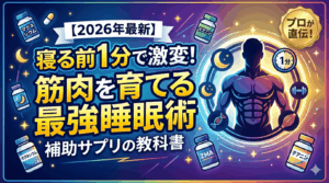 【衝撃】寝る前1分で変わる！筋肉を育てる「最強睡眠術」と回復ストレッチ
