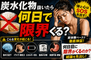 【恐怖の末路】朝昼抜き・夜だけ爆食いを続けた結果！体内で起こる残酷な変化とリセット術