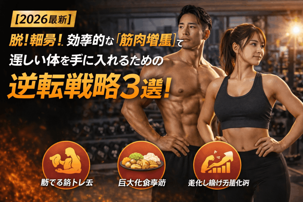 【2026最新】脱・細身！効率的な「筋肉増量」で逞しい体を手に入れるための逆転戦略3選