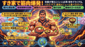 【すき家で増量】体重が増えにくい人必見！効率よく体を大きくする最強メニューと食べ方