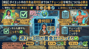 【検証】ダイエット中の外食は週何回までOK？チェーン店を味方につける必勝法