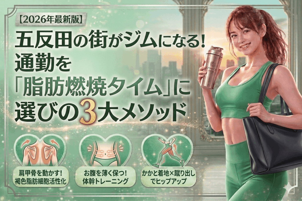 【2026年最新】五反田の街がジムになる！通勤時間を「脂肪燃焼タイム」に変える3つの美痩せウォーキング術