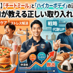 【停滞期脱出】「チートミール」と「ハイカーボデイ」の決定的な違い。プロが教える正しい取り入れ方