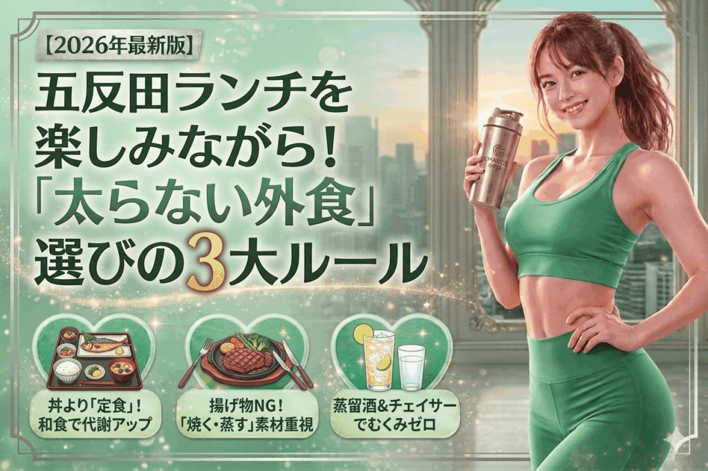 【2026年最新】五反田ランチを楽しみながら痩せる！「太らない外食」選びの3つの黄金ルール