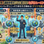 【忙しい社会人必見】通勤時間をジムに変える！周りにバレない「ながらトレーニング」最強ルーティン
