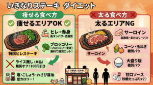 【最強ダイエット飯】いきなりステーキで痩せる！太らない注文術と最強メニューを徹底解説