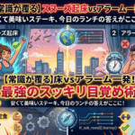 【常識が覆る】スヌーズ起床vsアラーム一発！最新研究で判明した「最強のスッキリ目覚め術」