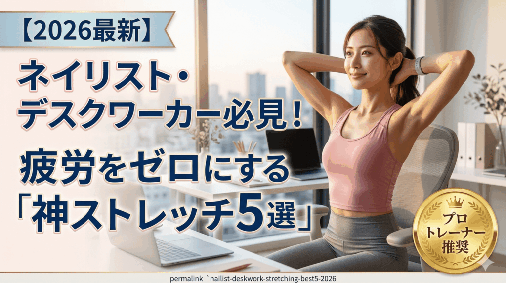 【2026最新】ネイリスト・デスクワーカー必見！疲労をゼロにする「神ストレッチ5選」