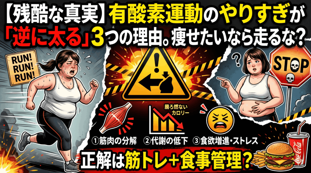 【残酷な真実】有酸素運動のやりすぎが「逆に太る」3つの理由。痩せたいなら走るな？