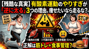 【残酷な真実】有酸素運動のやりすぎが「逆に太る」3つの理由。痩せたいなら走るな？