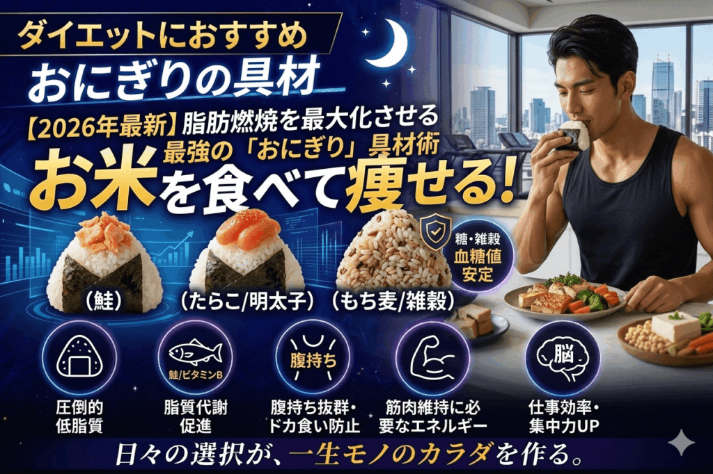 お米を食べて痩せる！五反田ビジネスパーソンが選ぶべき「最強のダイエットおにぎり具材」
