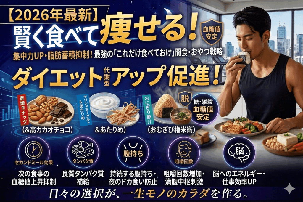 罪悪感ゼロで集中力UP！五反田ビジネスパーソンが職場で「これだけ」食べておくべき最強の間食・おやつ