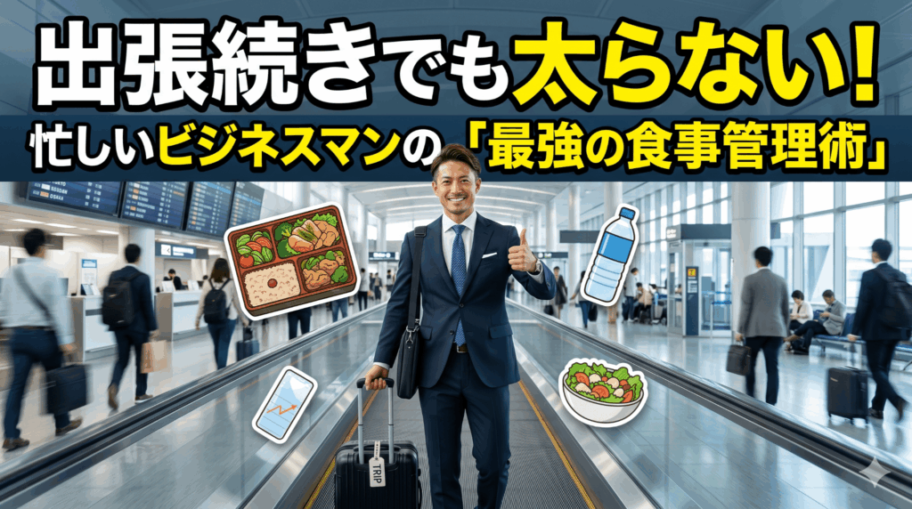 出張続きでも太らない！忙しいビジネスマンの「最強の食事管理術」