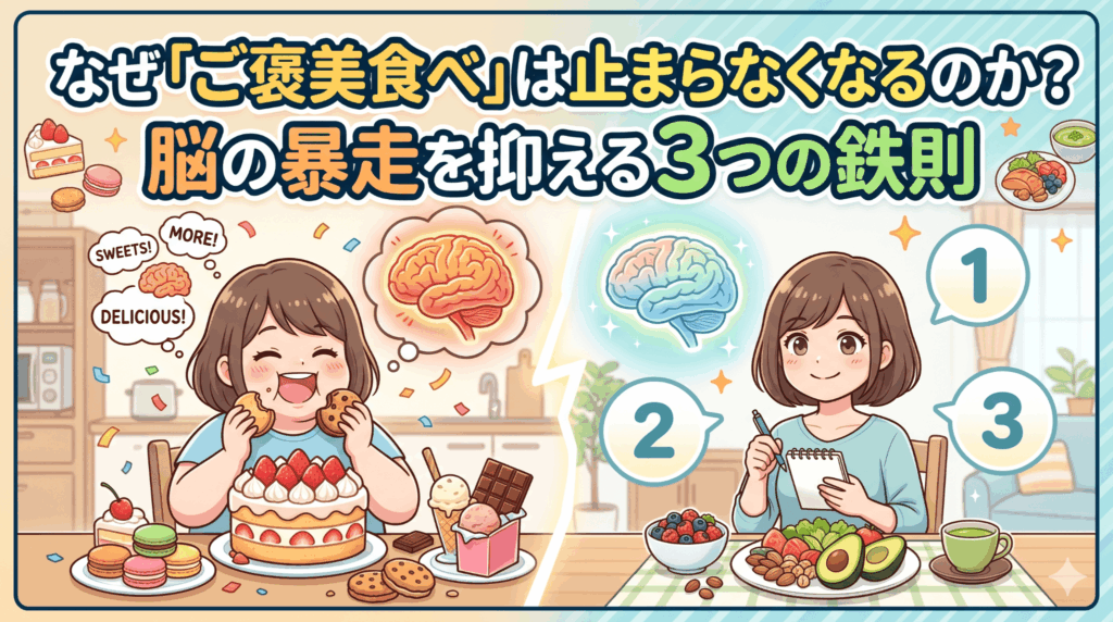 なぜ「ご褒美食べ」は止まらなくなるのか？脳の暴走を抑える3つの鉄則