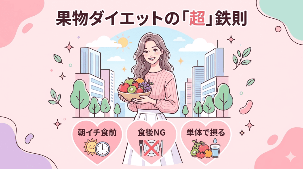 【2026年最新】果物ダイエット「食べ合わせ」の罠！五反田女子の味方を「敵」に変えないための「超」鉄則