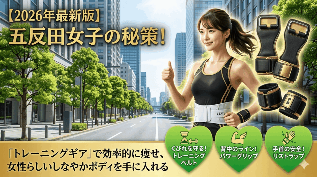【2026年最新】五反田女子の秘策！「トレーニングギア」で狙った部分を効率的に引き締め、しなやかボディを手に入れる