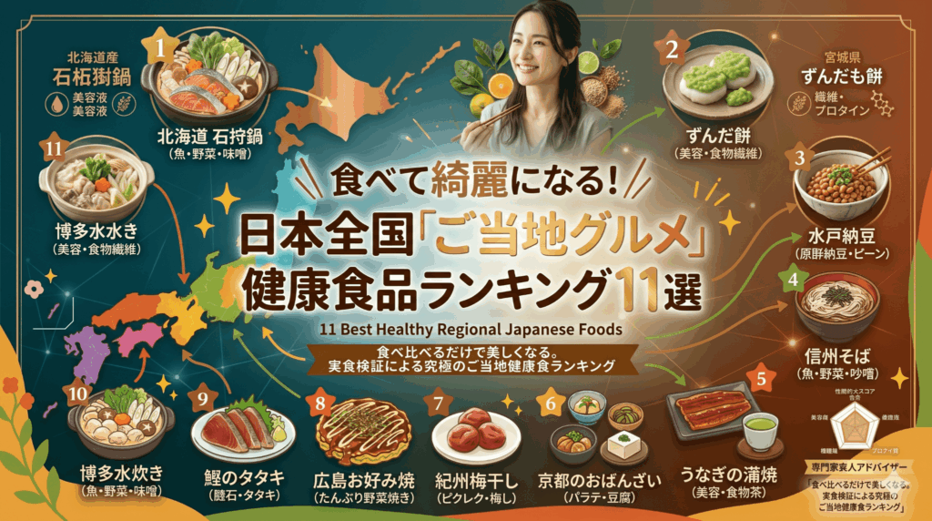 食べて綺麗になる！日本全国「ご当地グルメ」健康食品ランキング11選