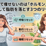 ストレスで痩せないのは「ホルモン」のせい！心を癒して脂肪を落とす3つのリセット術
