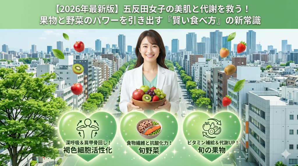 【2026年最新】五反田女子の味方！果物で叶える美肌＆食べ痩せ「賢いルール」の新常識