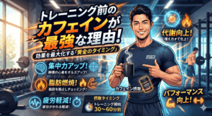 トレーニング前のカフェインが最強な理由！効果を最大化する「黄金のタイミング」