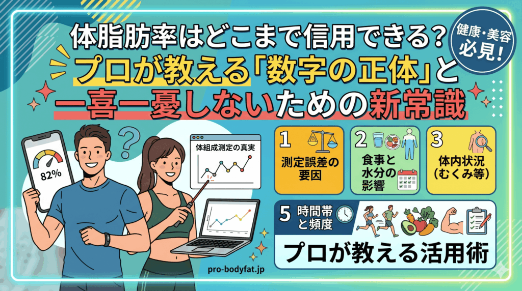 体脂肪率はどこまで信用できる？プロが教える「数字の正体」と一喜一憂しないための新常識