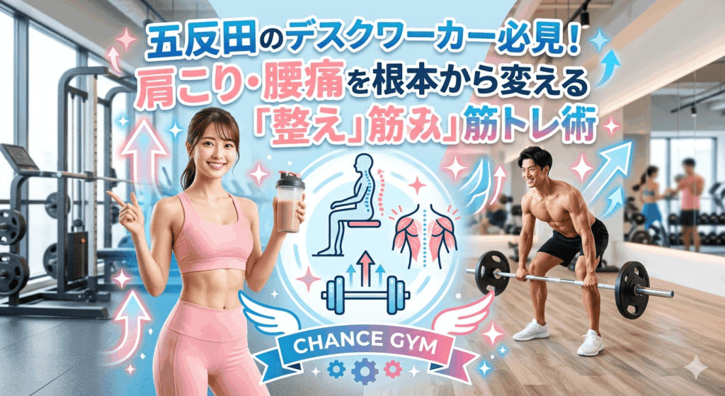 五反田のデスクワーカー必見！肩こり・腰痛を根本から変える「整え」筋トレ術