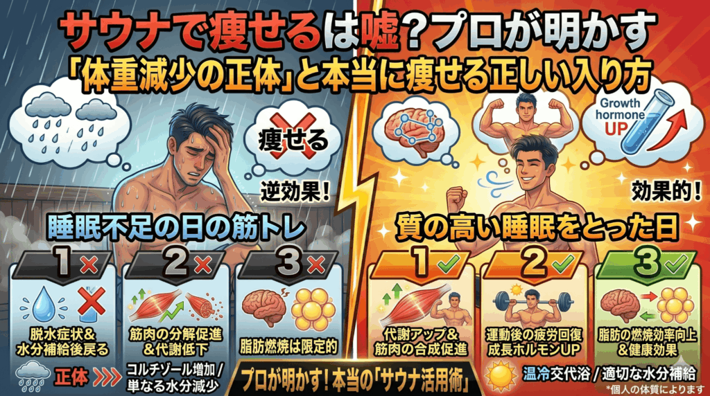 サウナで痩せるは嘘？プロが明かす「体重減少の正体」と本当に痩せる正しい入り方
