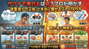サウナで痩せるは嘘？プロが明かす「体重減少の正体」と本当に痩せる正しい入り方