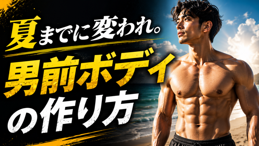 夏までに変わりたい男性必見！プロが教える最速で男前ボディを作る3大肉体ハック