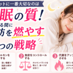 ダイエットに一番大切なのは「睡眠の質」！寝ている間に脂肪を燃やす3つの戦略