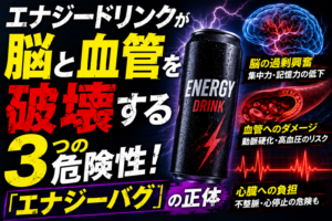 エナジードリンクが脳と血管を破壊する3つの危険性！「エナジーバグ」の正体
