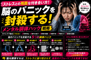 ストレスとの残酷な付き合い方！脳のパニックを封殺する「メンタル調律ハック」