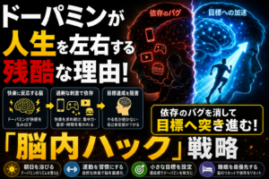 ドーパミンが人生を左右する残酷な理由！依存のバグを消して目標へ突き進む「脳内ハック」戦略