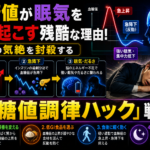 血糖値が眠気を引き起こす残酷な理由！食後の気絶を封殺する「血糖値調律ハック」