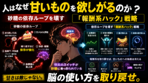 人はなぜ甘いものを欲しがるのか？砂糖の依存ループを壊す「報酬系ハック」戦略