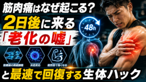 筋肉痛はなぜ起こる？2日後に来る「老化の嘘」と最速で回復する生体ハック