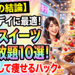【代謝の結論】チートデイに最適！都内スイーツ食べ放題10選！脳を騙して痩せるハック