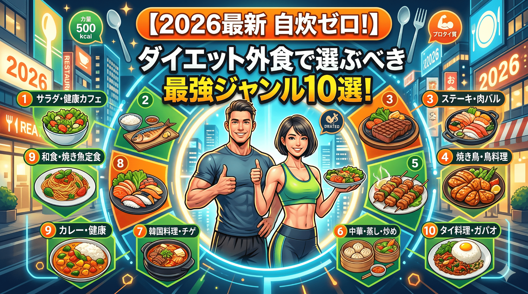 2026最新 自炊ゼロ！】ダイエット外食で選ぶべき最強ジャンル10選